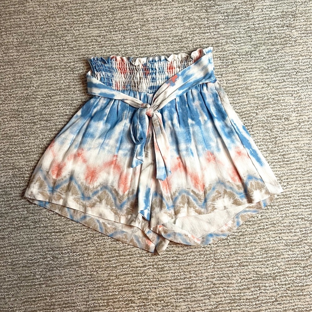Abbeline Tie Dye Silky Shorts
